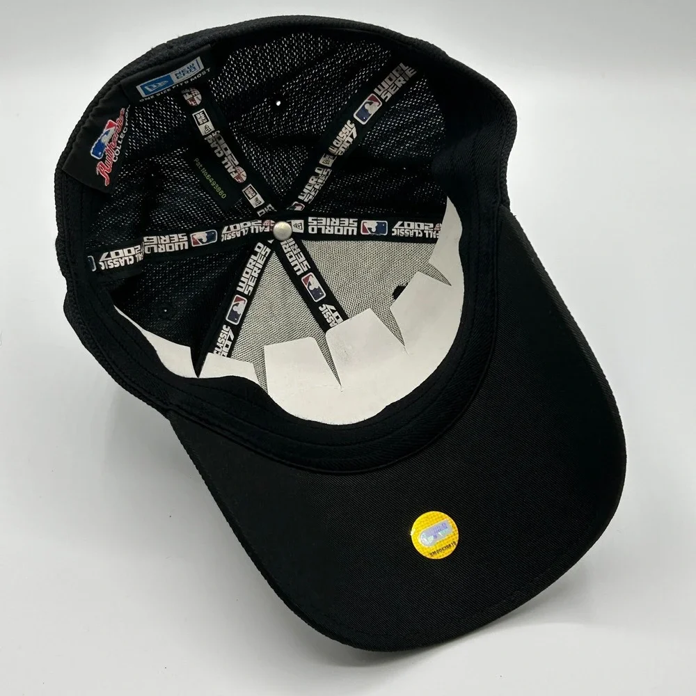 New Era‎ Boston Red Sox 2007 World Series Champions Stretch Fit Hat Black NEW